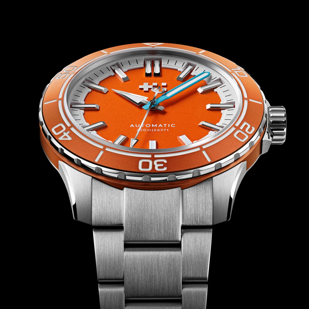 Christopher Ward C60 Trident Reef Otomatik Tuba Orange C6044A3H31S0OO0B0 detay görseli 4