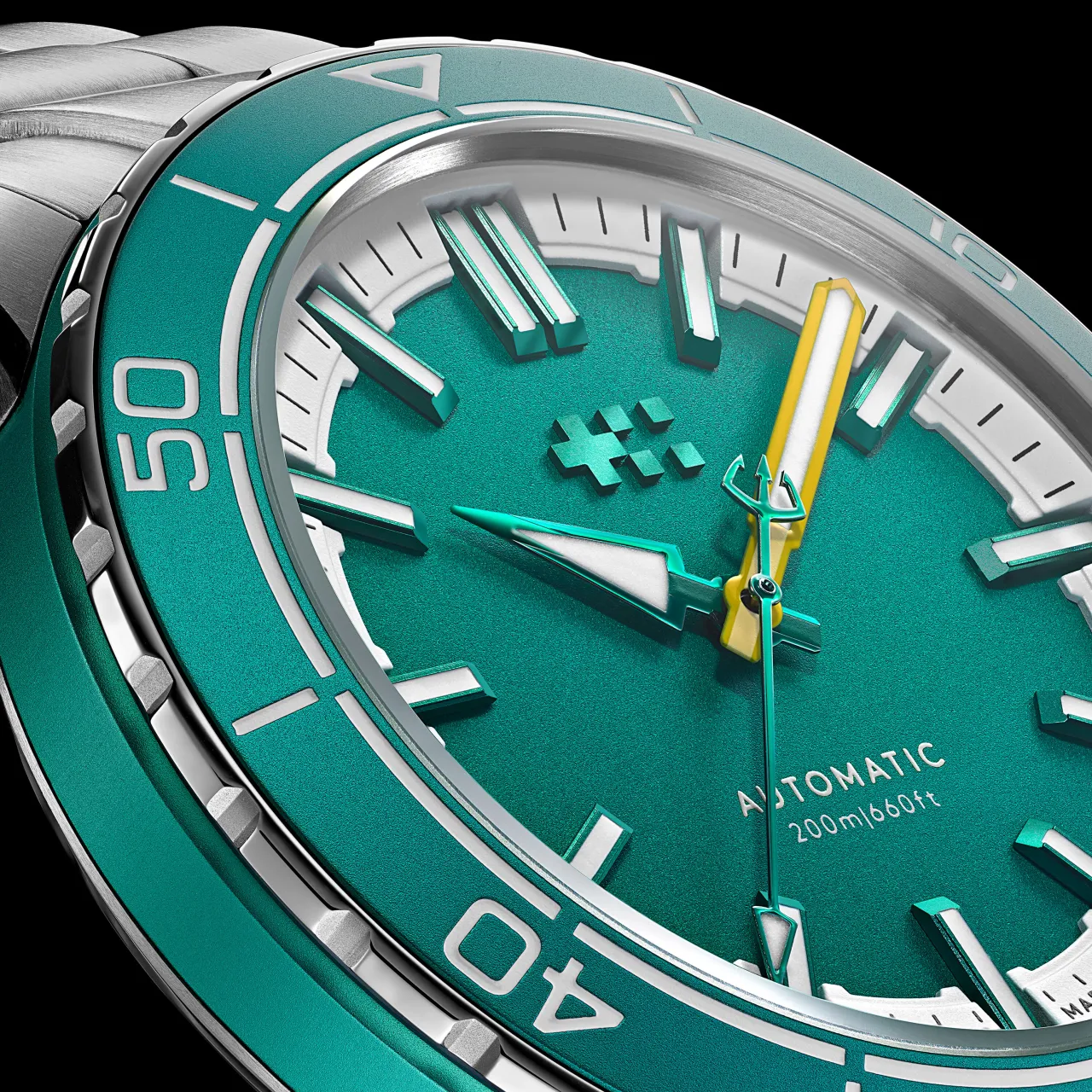 Christopher Ward C60 Trident Reef Otomatik Chalice Green C6044A3H31S0VV0RV detay görseli 2
