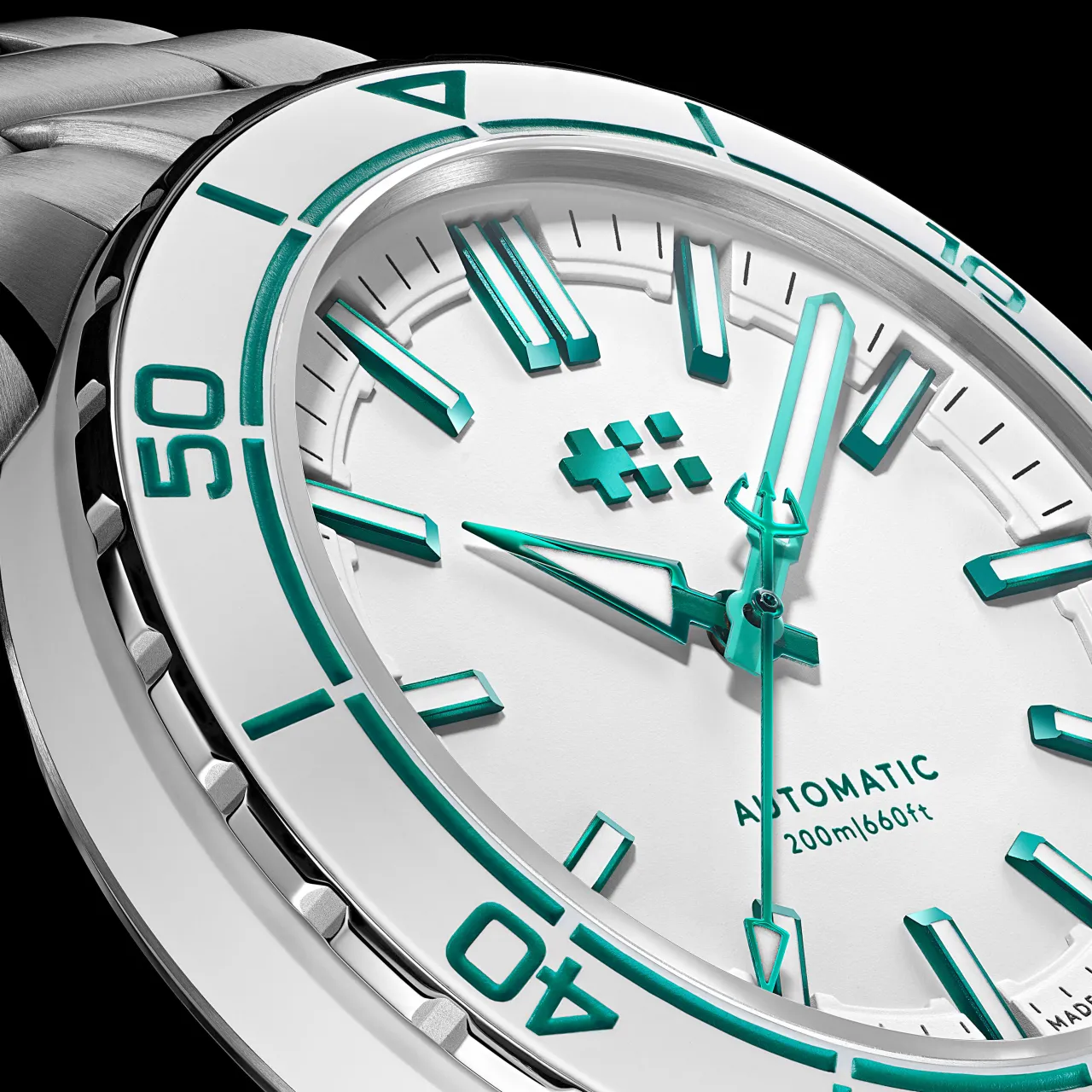 Christopher Ward C60 Trident Reef Otomatik Acro White C6044A3H31S0WW0B0 detay görseli 2