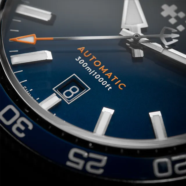 Christopher Ward C60 Trident Pro 300 Otomatik Mavi C6044ADA31S0BB1RO Görsel 5