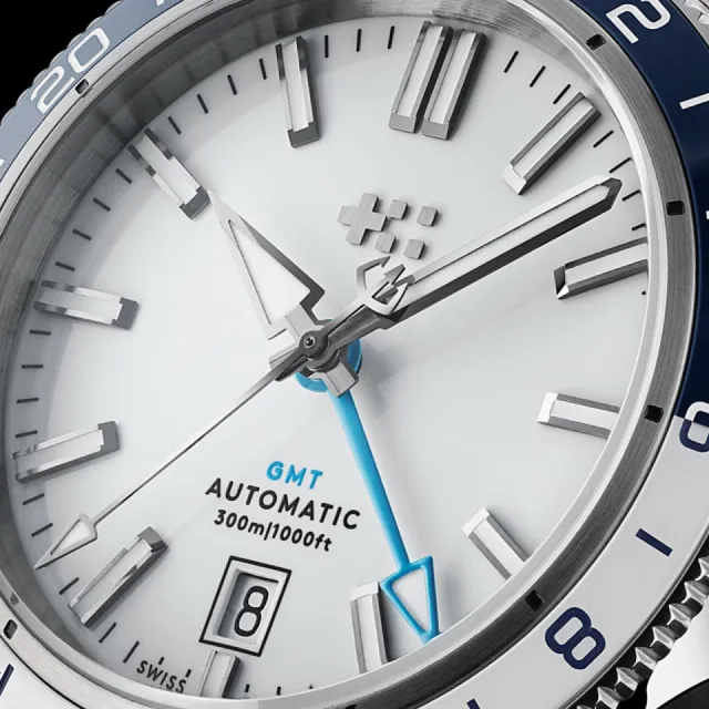 Christopher Ward C60 Trident GMT 300 Otomatik Beyaz C6044AGM31S0BW0B0 Görsel 5