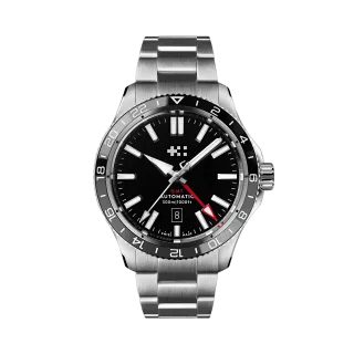 Christopher Ward C60 Trident GMT 300 Otomatik Siyah C6044AGM31S0KK0