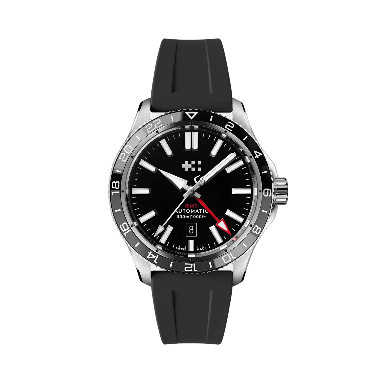 Christopher Ward C60 Trident GMT 300 Otomatik Siyah C6044AGM31S0KK0RK