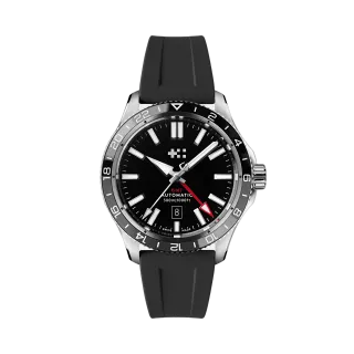 Christopher Ward C60 Trident GMT 300 Otomatik Siyah C6044AGM31S0KK0RK