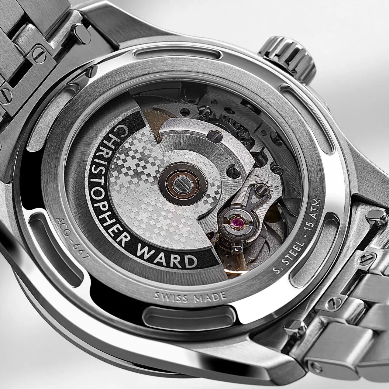 Christopher Ward C63 Sealander Automatic Mulberry Red C6336ADA3S00R3VC detay görseli 1