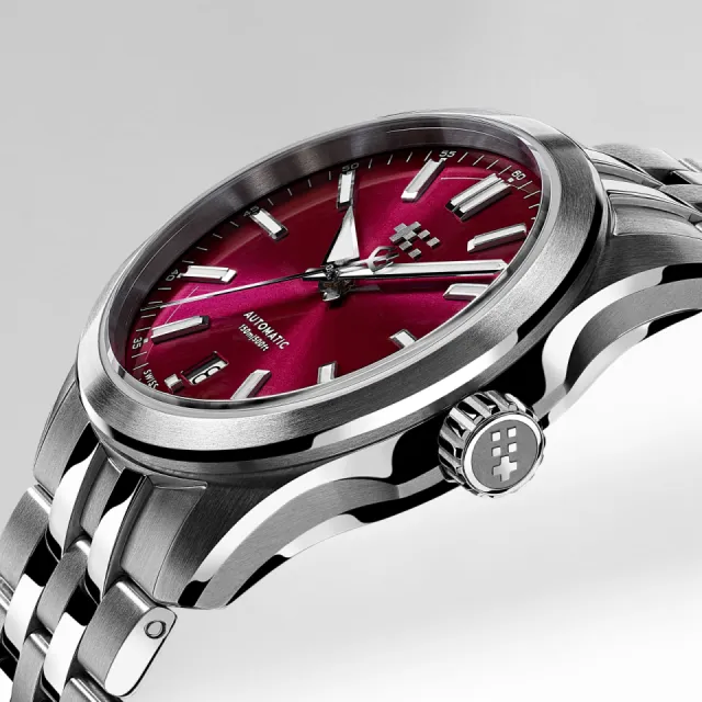 Christopher Ward C63 Sealander Otomatik Mulberry Red C6336ADA3S00R3VK Görsel 4