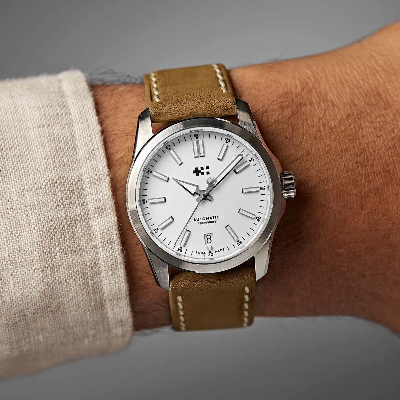 Christopher Ward C63 Sealander Otomatik Beyaz C6336ADA3S00W1VC detay görseli 2