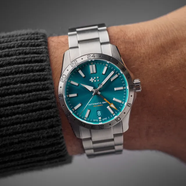 Christopher Ward C63 Sealander GMT Dragonfly Blue Otomatik C6336AGM3S00B4B0 Görsel 2