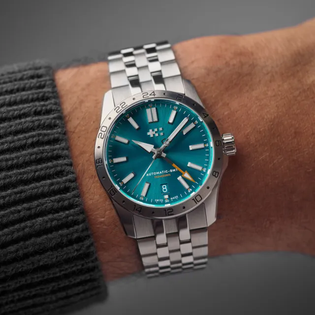 Christopher Ward C63 Sealander GMT Dragonfly Blue Otomatik C6336AGM3S00B4B1 Görsel 2