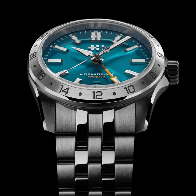 Christopher Ward C63 Sealander GMT Dragonfly Blue Otomatik C6336AGM3S00B4B1 Görsel 5