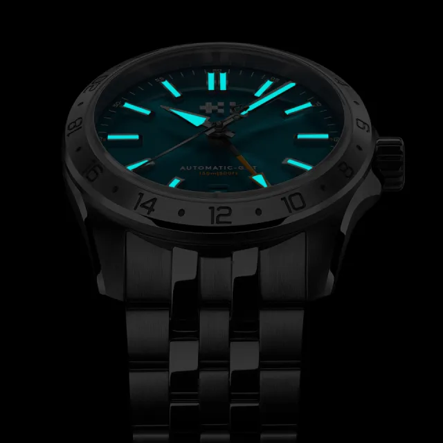 Christopher Ward C63 Sealander GMT Dragonfly Blue Otomatik C6336AGM3S00B4B1 Görsel 6