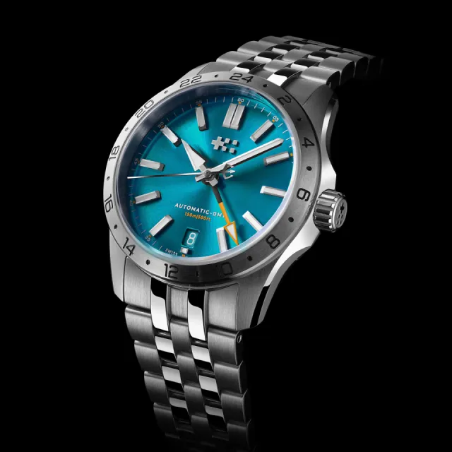 Christopher Ward C63 Sealander GMT Dragonfly Blue Otomatik C6336AGM3S00B4RO Görsel 3