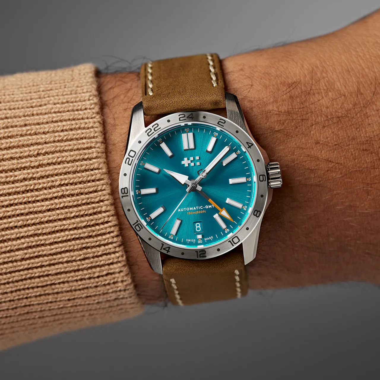 Christopher Ward C63 Sealander GMT Dragonfly Blue Otomatik C6336AGM3S00B4VC detay görseli 1