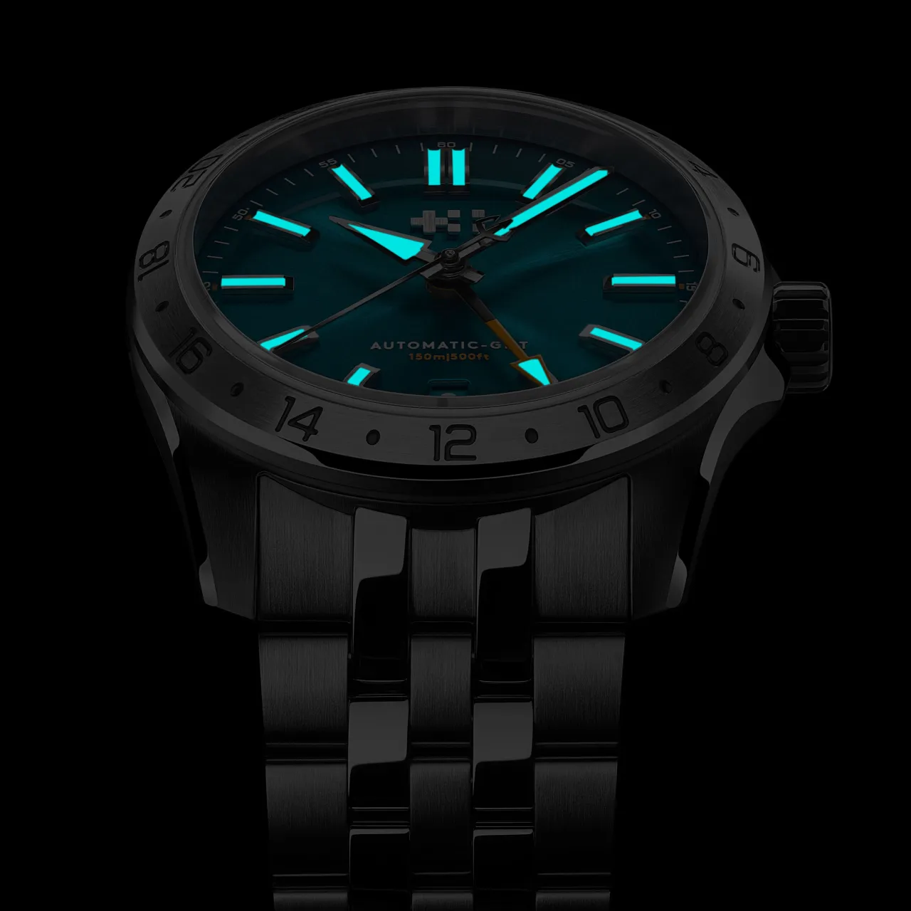 Christopher Ward C63 Sealander GMT Dragonfly Blue Otomatik C6336AGM3S00B4VC detay görseli 5