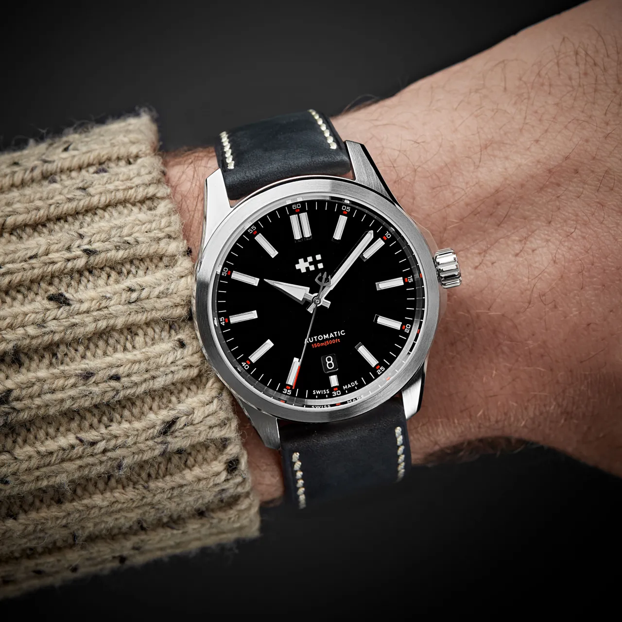 Christopher Ward C63 Sealander Automatic Black C6339ADA3S00K2VK detay görseli 1