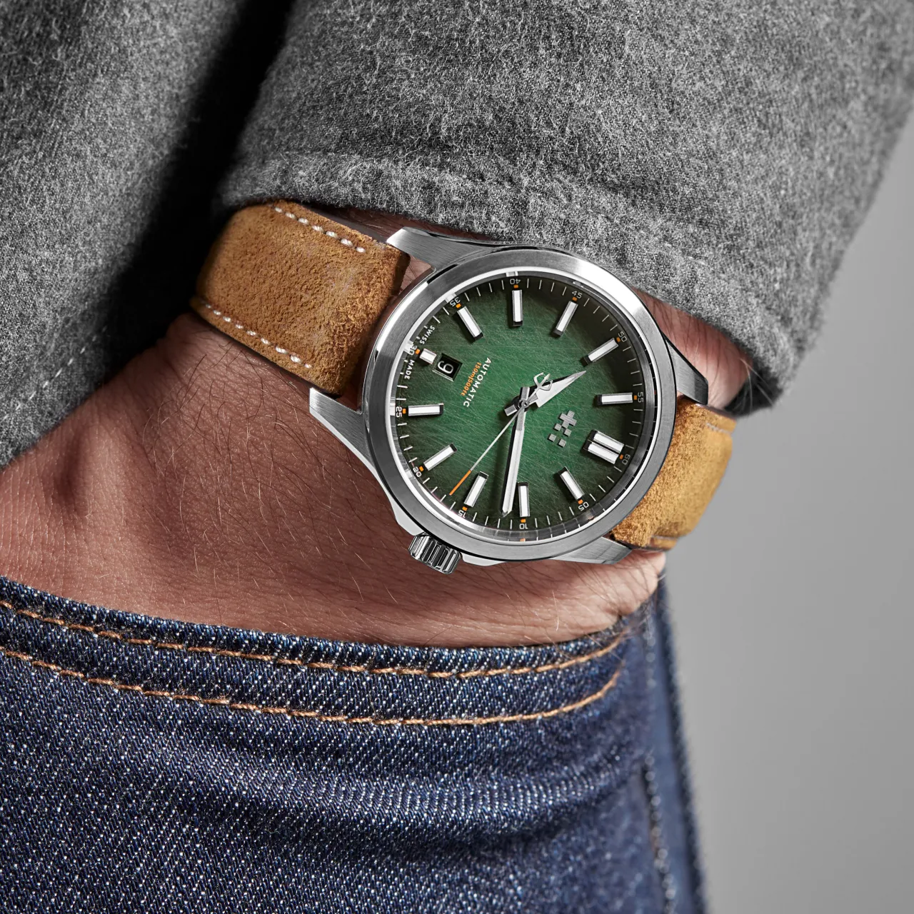Christopher Ward C63 Sealander Automatic Hunter Green C6339ADA3S00V2VC detay görseli 1