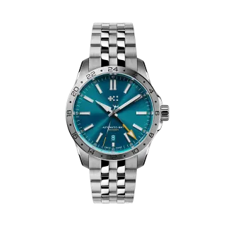 Christopher Ward C63 Sealander GMT Otomatik Dragonfly Blue C6339AGM3S00B4B1