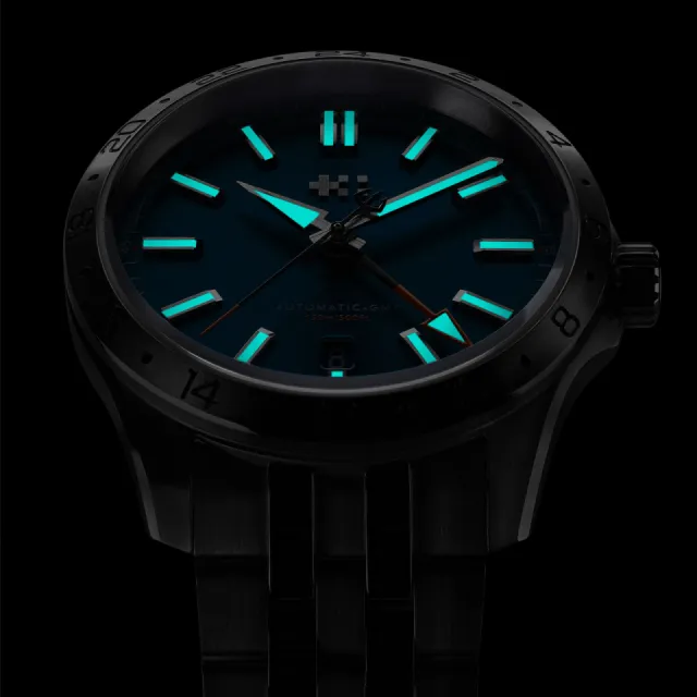 Christopher Ward C63 Sealander GMT Otomatik Dragonfly Blue C6339AGM3S00B4B1 Görsel 7