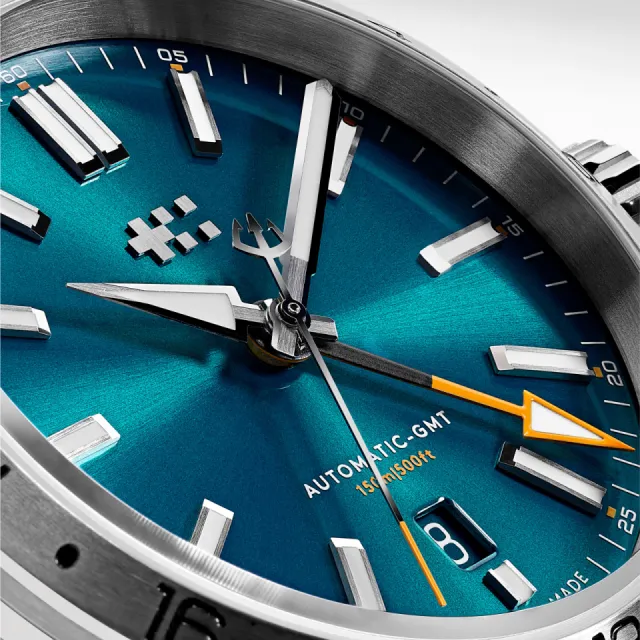 Christopher Ward C63 Sealander GMT Otomatik Dragonfly Blue C6339AGM3S00B4VC Görsel 4