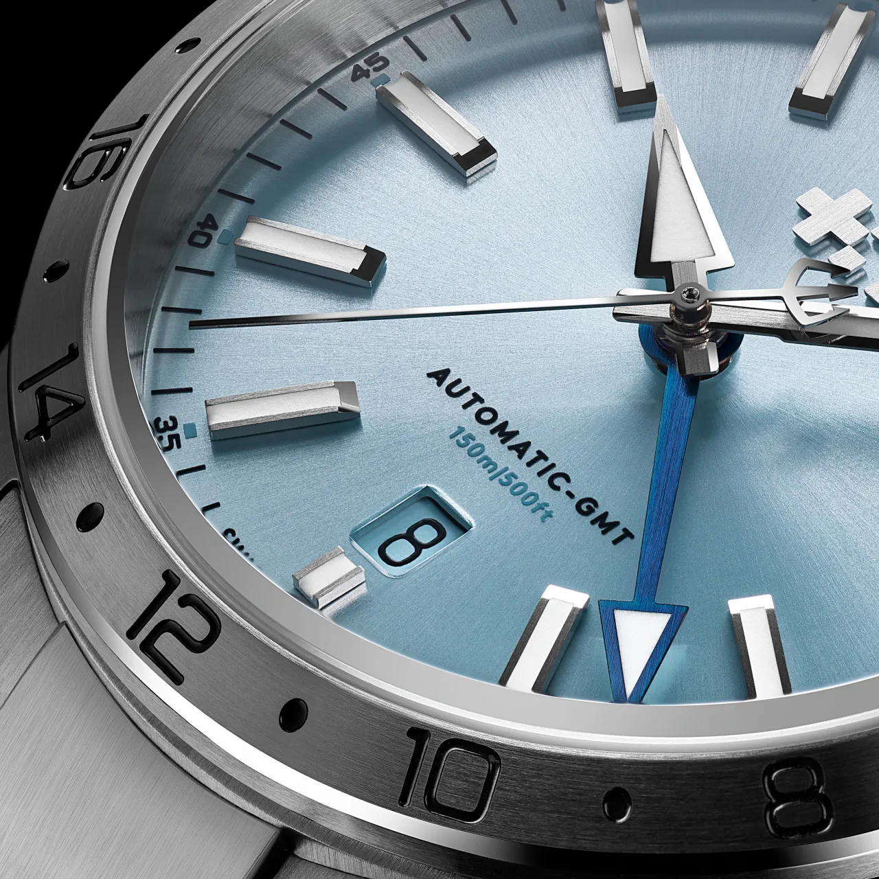 Christopher Ward C63 Sealander GMT Otomatik Air Blue C6339AGM3S00B5B0 detay görseli 3