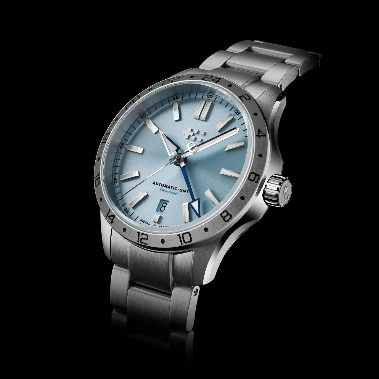 Christopher Ward C63 Sealander GMT Otomatik Air Blue C6339AGM3S00B5B1 detay görseli 4