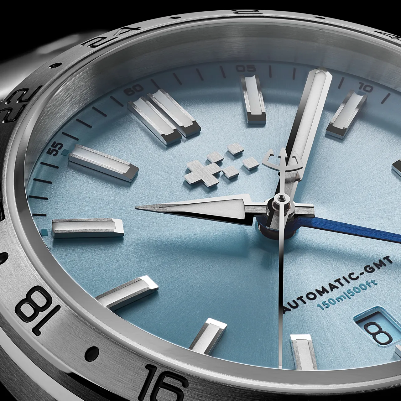 Christopher Ward C63 Sealander GMT Otomatik Air Blue C6339AGM3S00B5RK detay görseli 2
