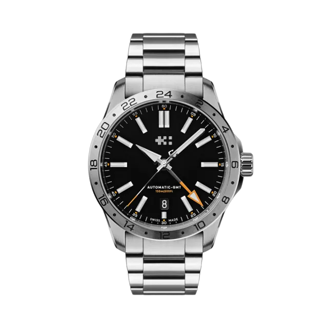 Christopher Ward C63 Sealander GMT Otomatik Siyah/Silver C6339AGM3S00K2B0 Görsel 1