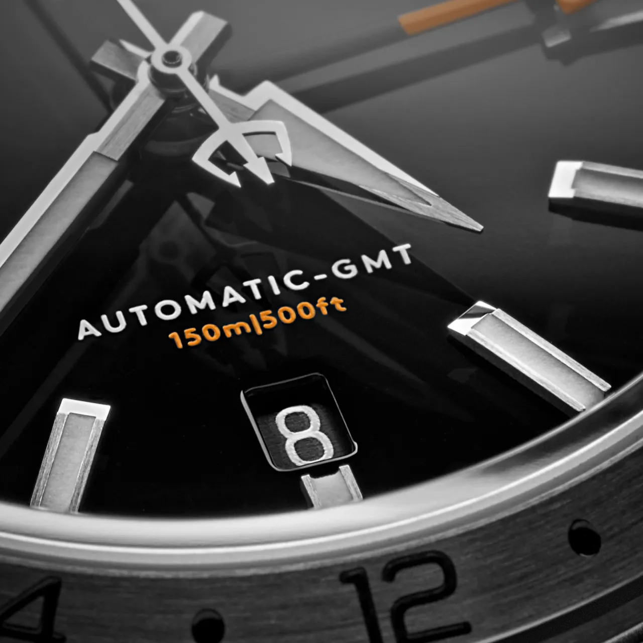 Christopher Ward C63 Sealander GMT Otomatik Siyah C6339AGM3S00K2VC detay görseli 4