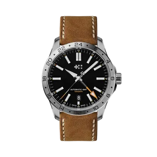 Christopher Ward C63 Sealander GMT Otomatik Siyah C6339AGM3S00K2VC