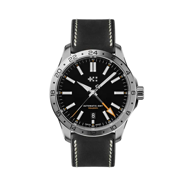 Christopher Ward C63 Sealander GMT Otomatik Siyah C6339AGM3S00K2VK Görsel 1