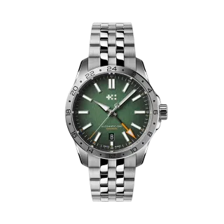 Christopher Ward C63 Sealander GMT Otomatik Hunter Green C6339AGM3S00V2B1