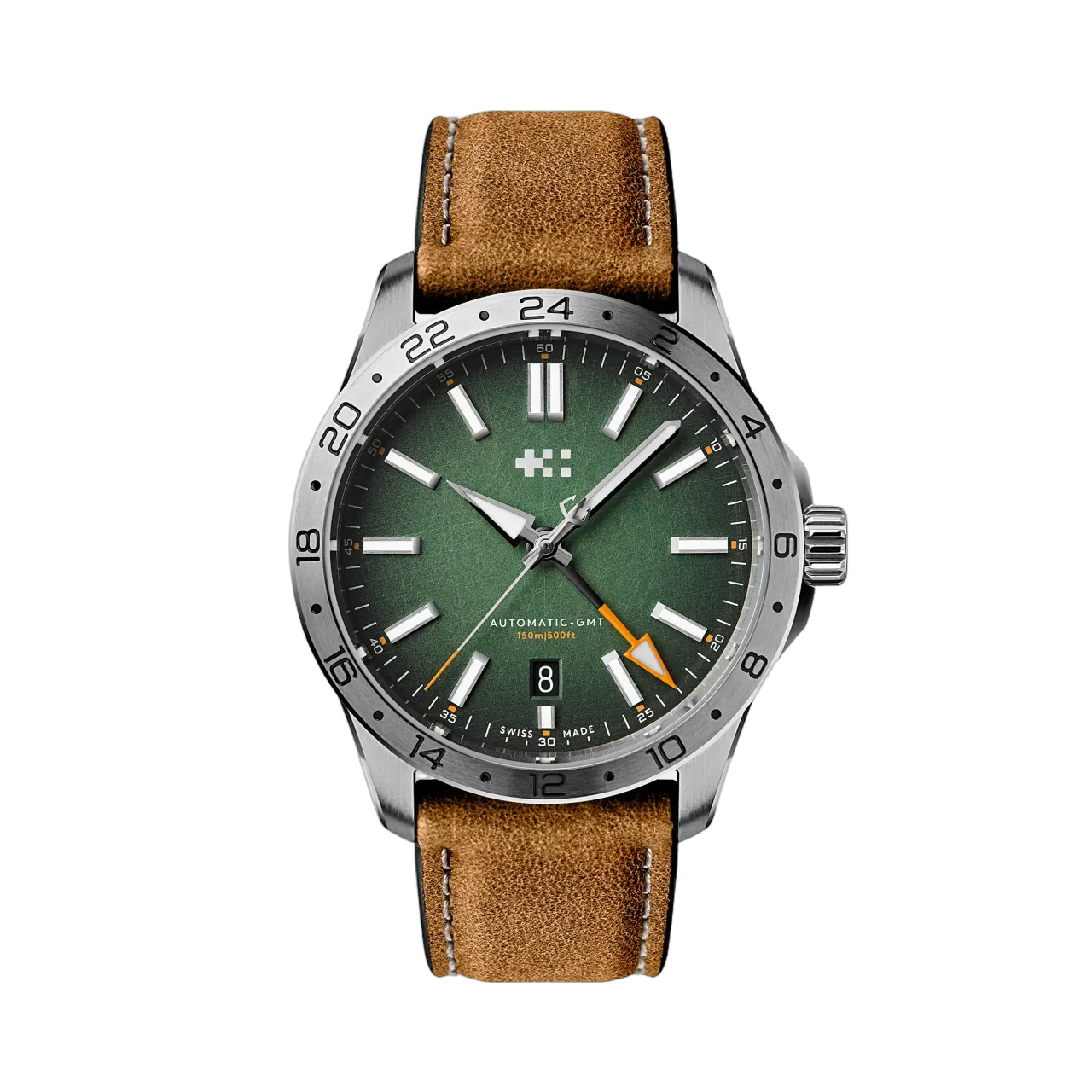 Christopher Ward C63 Sealander GMT Otomatik Hunter Green C6339AGM3S00V2VC