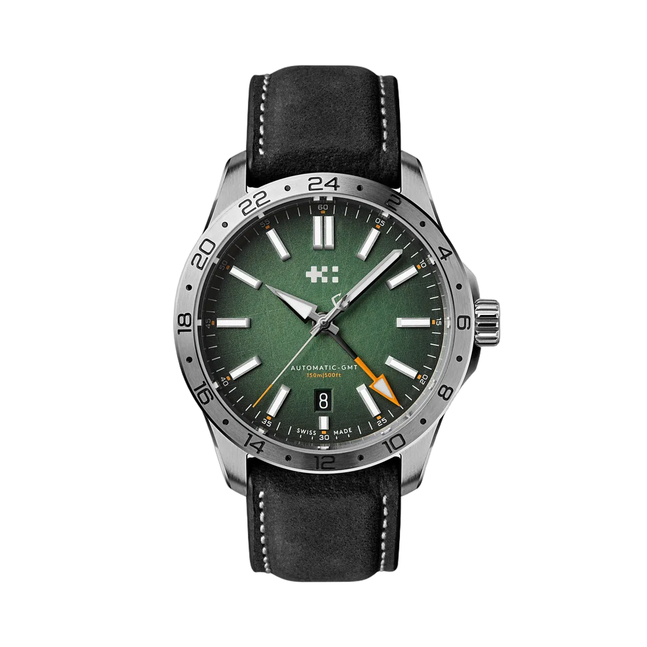 Christopher Ward C63 Sealander GMT Hunter Green/Silver C6339AGM3S00V2VK