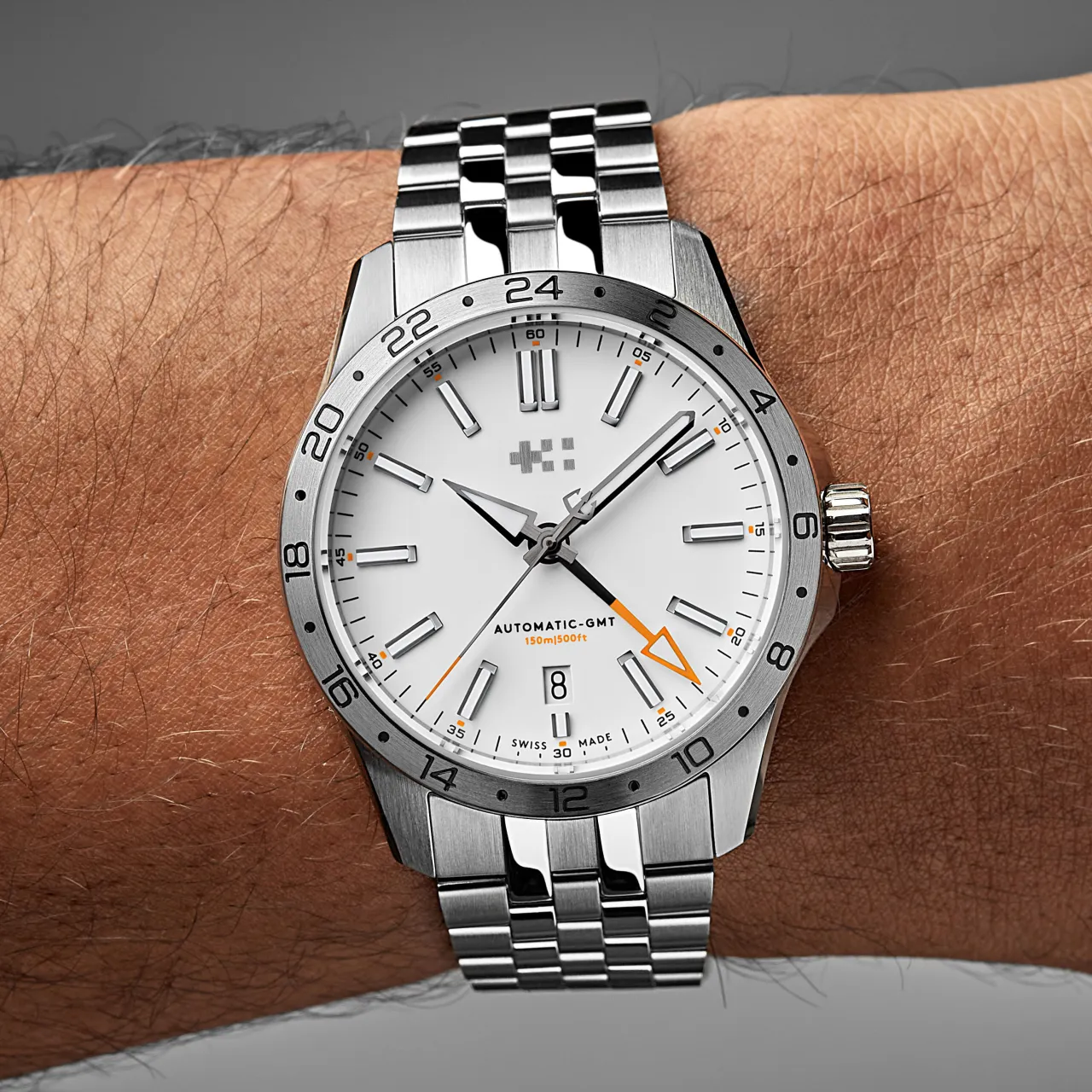 Christopher Ward C63 Sealander GMT Otomatik Beyaz C6339AGM3S00W2B1 detay görseli 1
