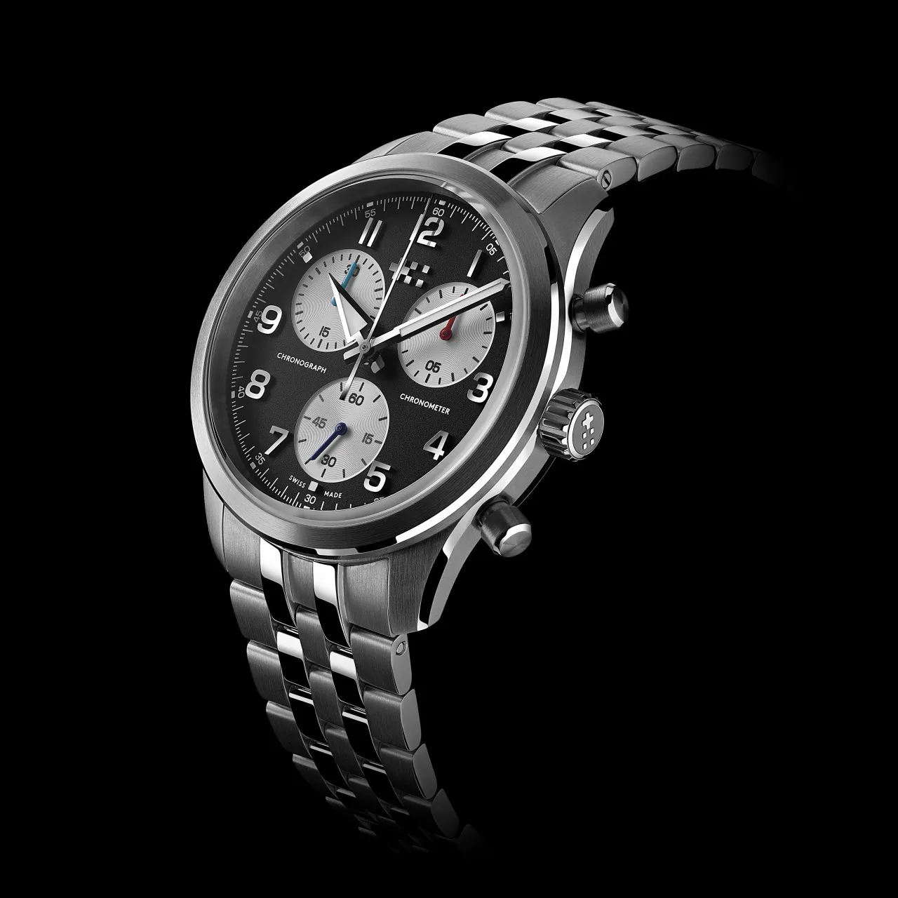 Christopher Ward C63 Valour Black/Silver C6339QCC3S00K0B0 detay görseli 2