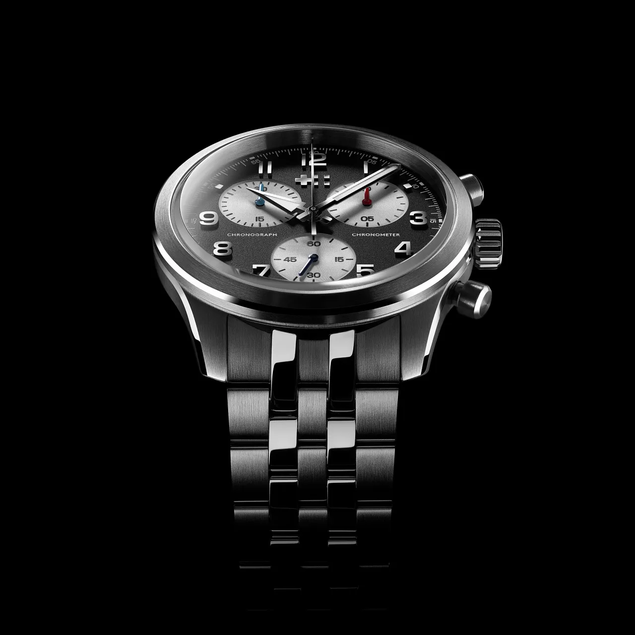 Christopher Ward C63 Valour Black/Silver C6339QCC3S00K0B0 detay görseli 3