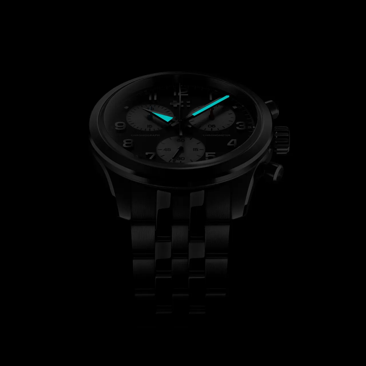 Christopher Ward C63 Valour Black/Silver C6339QCC3S00K0B0 detay görseli 4