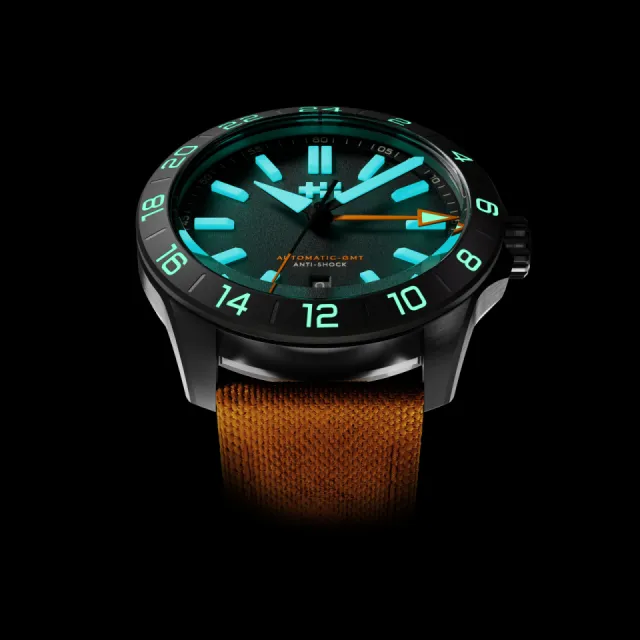 Christopher Ward C63 Sealander Extreme GMT Otomatik Khaki C6341AGM4S0KV0B0 Görsel 6