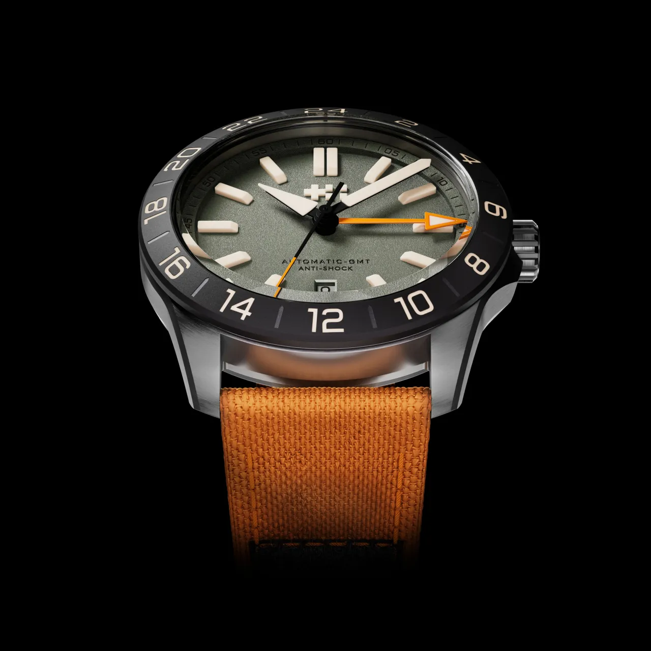 Christopher Ward C63 Sealander Extreme GMT Otomatik Khaki C6341AGM4S0KV0NOX detay görseli 4