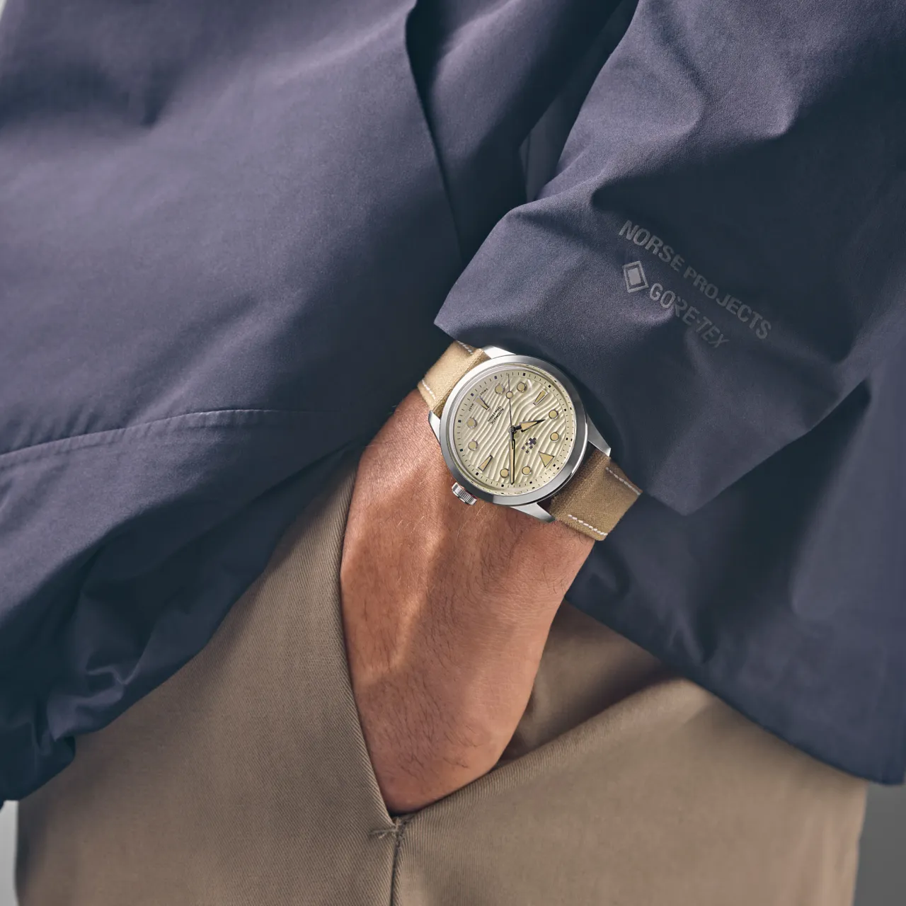 Christopher Ward C65 Dune Aeolian Otomatik Sand C6538A3H4S00E0VC detay görseli 1