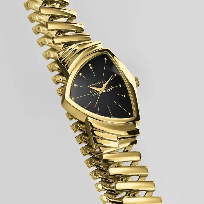 Hamilton Ventura Quartz Siyah H24301131 detay görseli 1
