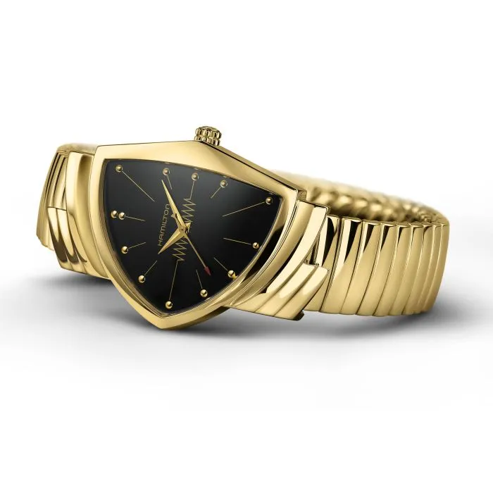Hamilton Ventura Quartz Siyah H24301131 detay görseli 3