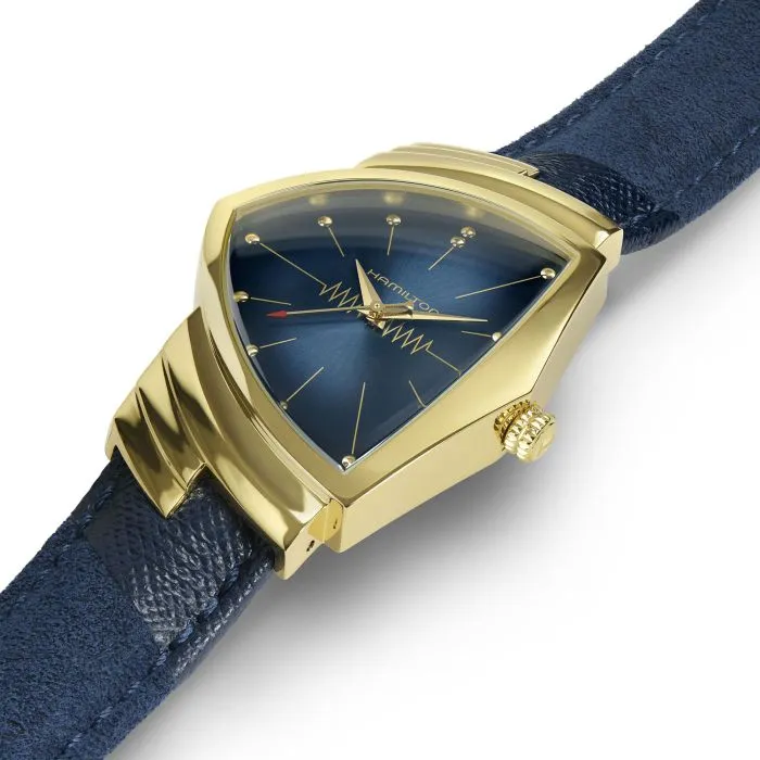 Hamilton Ventura Quartz Mavi H24301941 detay görseli 1