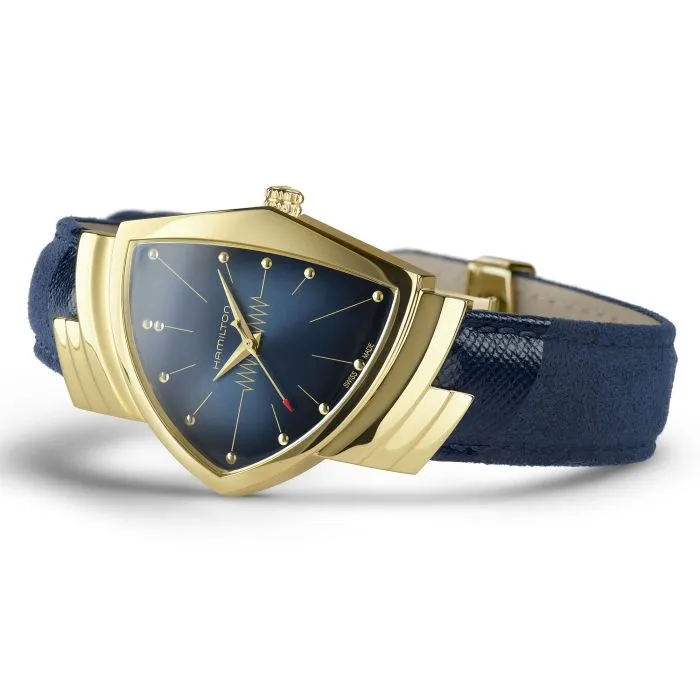 Hamilton Ventura Quartz Mavi H24301941 detay görseli 2