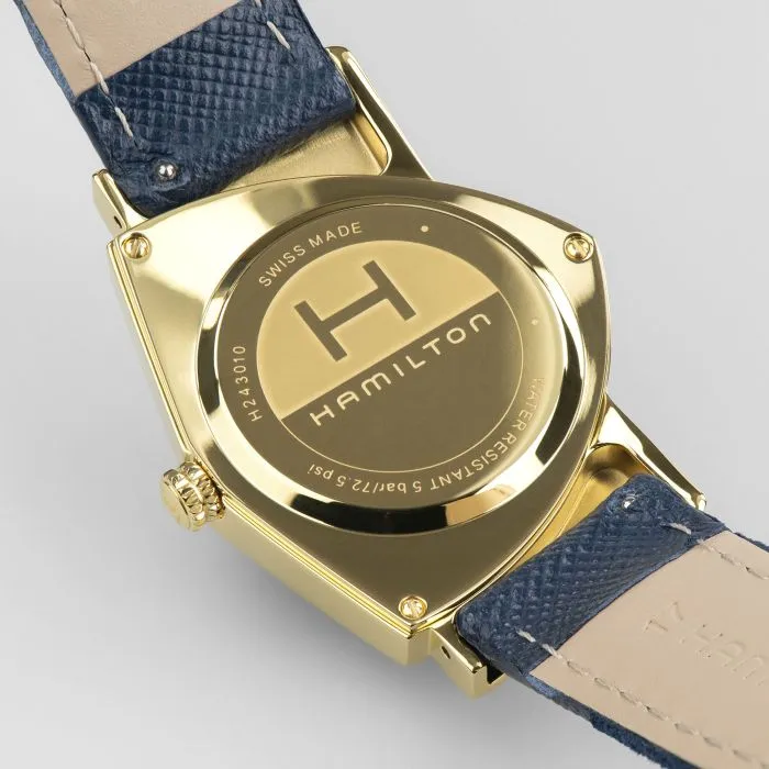 Hamilton Ventura Quartz Mavi H24301941 detay görseli 3