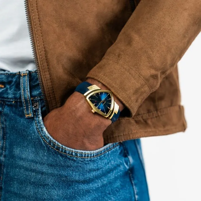 Hamilton Ventura Quartz Mavi H24301941 detay görseli 4
