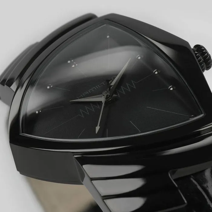 Hamilton Ventura Quartz Siyah H24401731 detay görseli 1