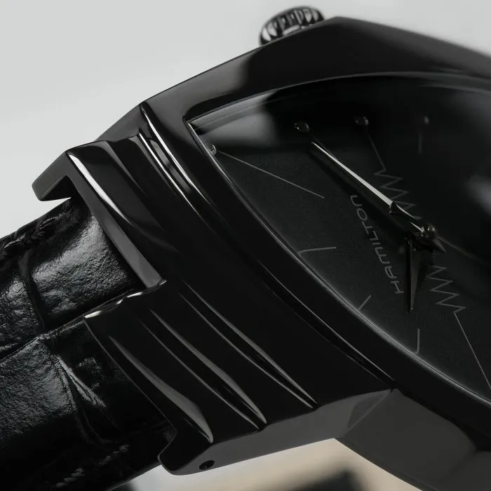 Hamilton Ventura Quartz Siyah H24401731 detay görseli 2