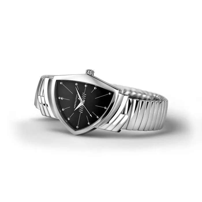 Hamilton Ventura Quartz Siyah H24411232 detay görseli 3