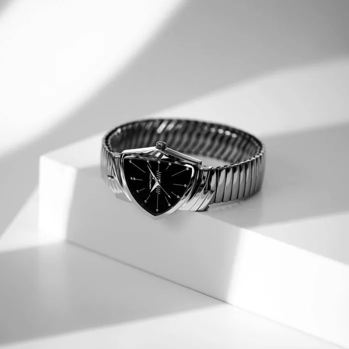 Hamilton Ventura Quartz Siyah H24411232 detay görseli 4